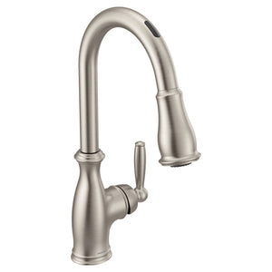 Brantford 15.5' 1.5 gpm 1 Lever Handle One or Three Hole Deck Mount Smart Kitchen Faucet in Spot Resist Stainless