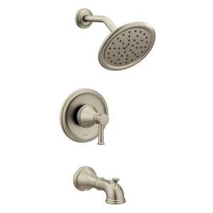 Belfield 6.81' 2.5 gpm 1 Handle Tub & Shower Faucet Trim in Brushed Nickel