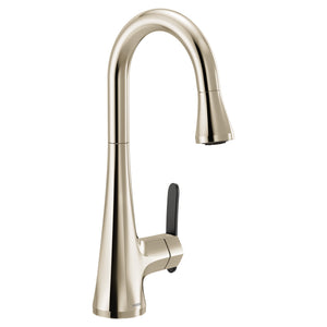 Sinema 15' 1.5 gpm 1 Lever Handle One Hole Deck Mount Bar Faucet in Polished Nickel