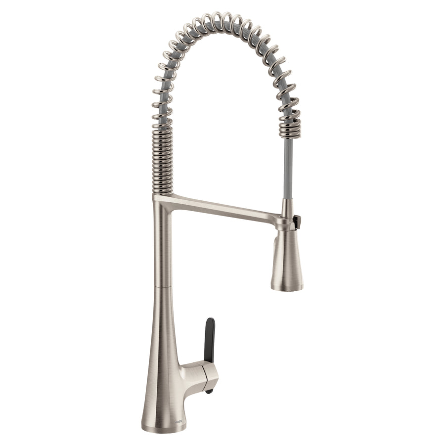 Sinema 23.5' 1.5 gpm 1 Lever Handle One or Three Hole Deck Mount Kitchen Faucet in Spot Resist Stainless