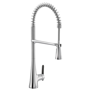 Sinema 23.5' 1.5 gpm 1 Lever Handle One Hole Deck Mount Kitchen Faucet in Chrome