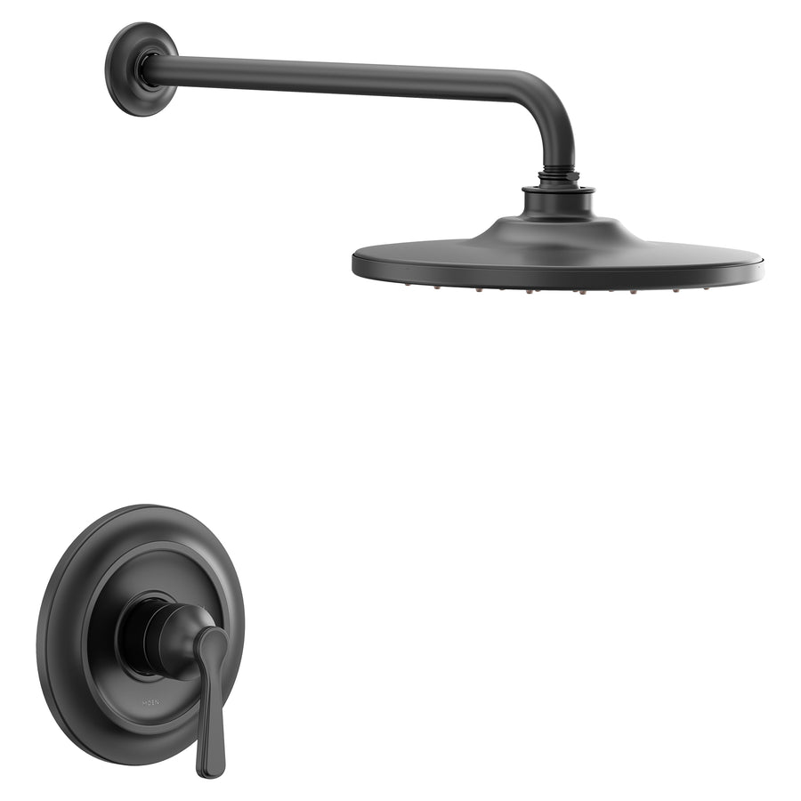 Colinet 7' 1.75 gpm 1 Handle 2-Series Shower Only Faucet in Matte Black