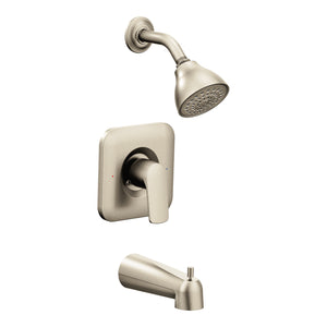 Rizon 6.5' 2.5 gpm 1 Handle Tub & Shower Faucet Trim in Brushed Nickel