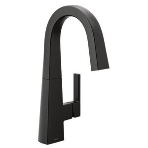 Nio 14.31' 1.5 gpm 1 Lever Handle One Hole Deck Mount Faucet in Matte Black