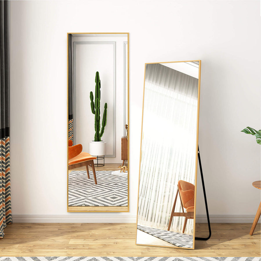 Large Rectangle Full Length Standing Mirror for Bedroom – Vevano