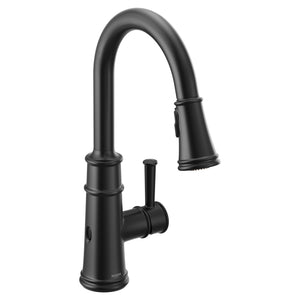 Belfield 15.63' 1.5 gpm 1 Handle One or Three Hole MotionSense Kitchen Faucet in Matte Black