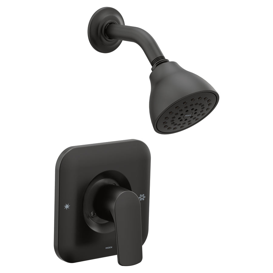 Rizon 6.5' 1.75 gpm 1 Handle Shower Only Faucet Trim in Matte Black