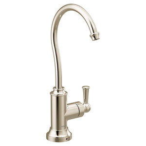 Sip 11' 1.5 gpm 1 Lever Handle One Hole Deck Mount Traditional Beverage Faucet in Polished Nickel