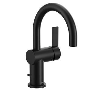 Cia 9' 1.2 gpm 1 Handle One or Three Hole Single-Handle Lavatory Faucet in Matte Black