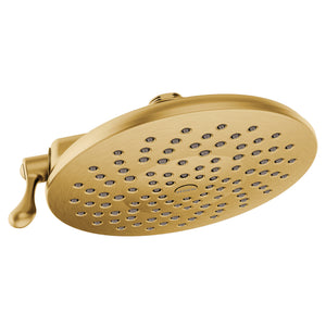 Showering Acc- Premium 8' 1.75 gpm Two Function Eco Performance Showerhead in Brushed Gold
