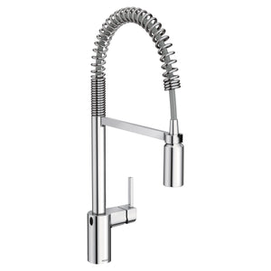 Align 21.75' 1.5 gpm 1 Lever Handle One or Three Hole Pull Down Kitchen Faucet in Chrome