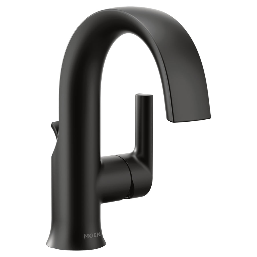 Doux 8' 1.2 gpm 1 Handle One or Three Hole Bathroom Faucet in Matte Black