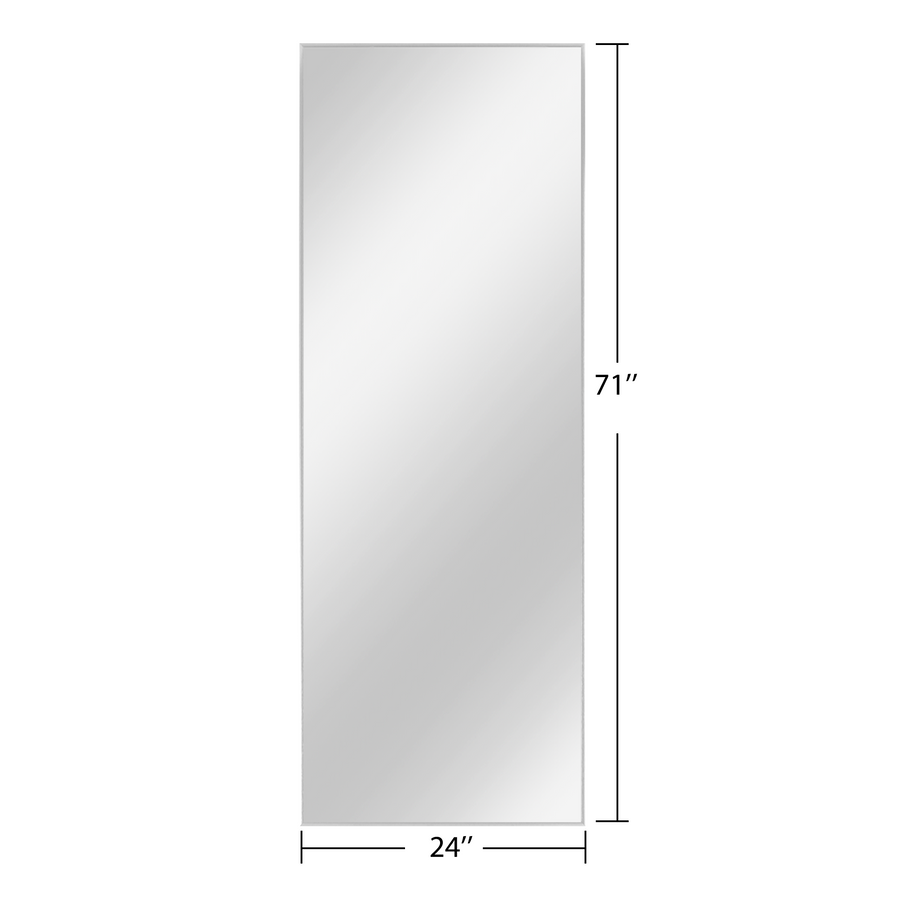 71-in H x 24-in W Metal Framed Full Length Oversized Mirror