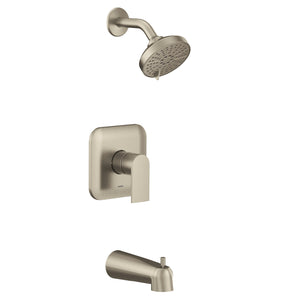 Genta LX 4.5' 1.75 gpm 1 Handle Tub & Shower Faucet in Brushed Nickel
