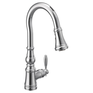 Weymouth 16.73' 1.5 gpm 1 Lever Handle One Hole Smart Kitchen Faucet in Chrome