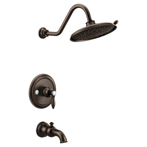 Weymouth 7.25' 1.75 gpm 1 Handle 3-Series Eco-Performance Tub & Shower Faucet in Oil Rubbed Bronze