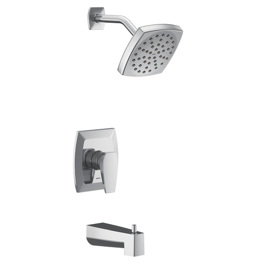 Via 6.5" 1.75 gpm 1 Handle Tub & Shower Faucet in Chrome