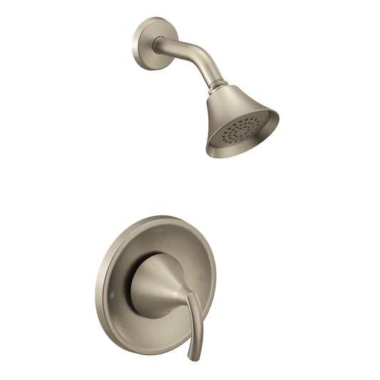 Glyde 4" 2.5 gpm 1 Handle Shower Only Trim in Brushed Nickel