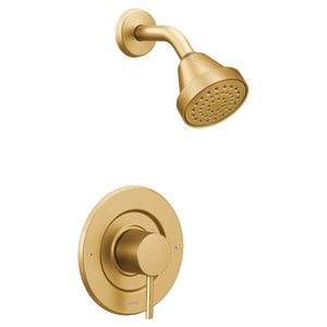 Align 7' 2.5 gpm 1 Handle Shower Only Faucet in Brushed Gold