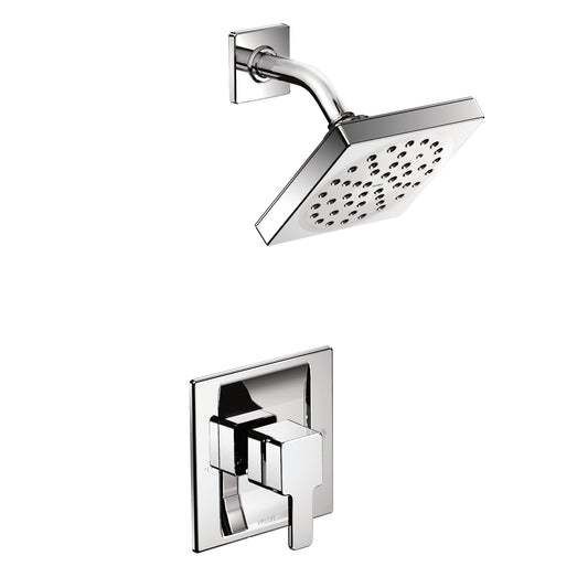 90 Degree 7" 2.5 gpm 1 Handle Shower Only Faucet Trim in Chrome