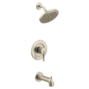 Cia 7' 1.75 gpm 1 Handle Tub & Shower Trim in Brushed Nickel