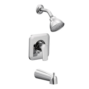 Rizon 6.5' 2.5 gpm 1 Handle Tub & Shower Faucet Trim in Chrome