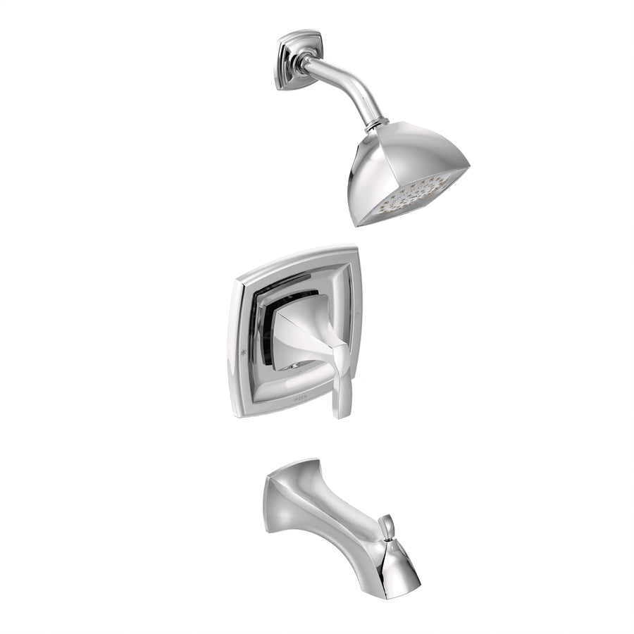 Voss 7.25' 2.5 gpm 1 Handle Posi-Temp Tub & Shower Faucet Trim in Chrome