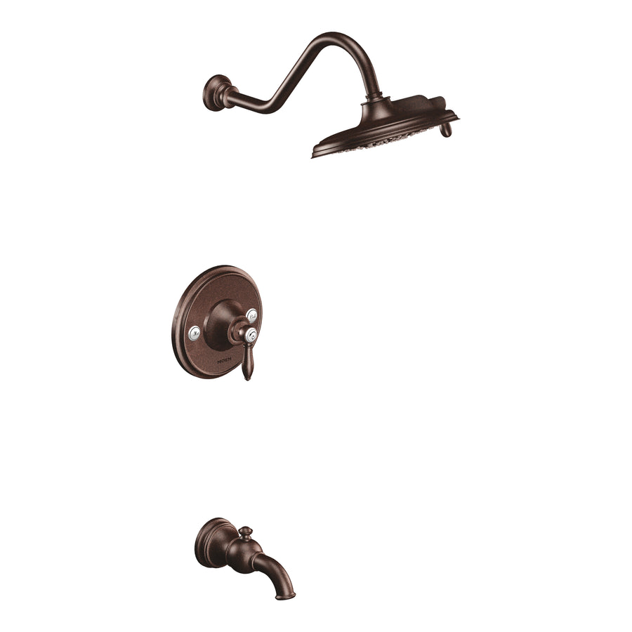 Weymouth 7' 2.5 gpm 1 Handle Tub & Shower Faucet Trim in Oil Rubbed Bronze
