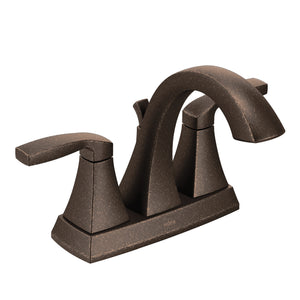 Voss 6.13' 1.2 gpm 2 Lever Handle Three Hole Deck Mount Bathroom Faucet in Oil Rubbed Bronze