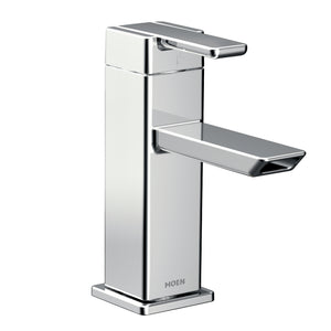 90 Degree 7.31' 1.2 gpm 1 Handle One or Three Hole Bathroom Faucet in Chrome