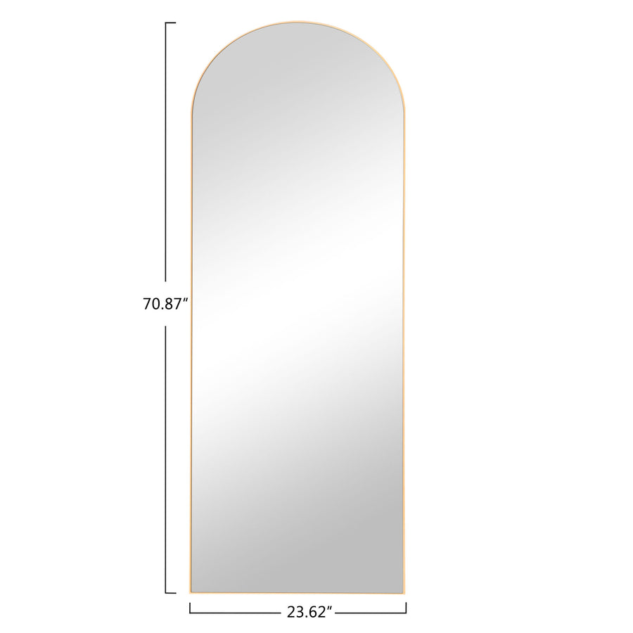 71-in H x 24-in W Arched Top Mirror