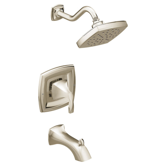 Voss 7.25" 2.5 gpm 1 Handle Moentrol Tub & Shower Faucet Trim in Polished Nickel
