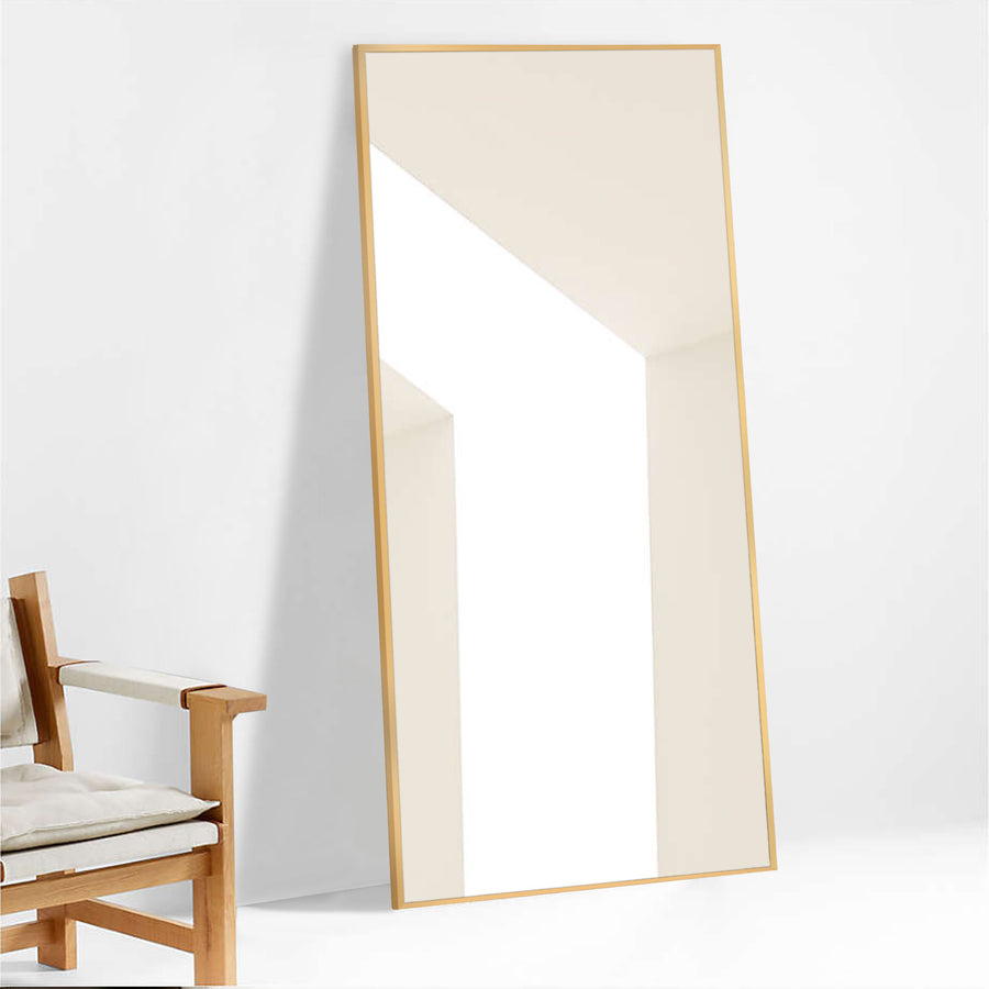 71-in H x 24-in W Metal Framed Full Length Free-standing Mirror