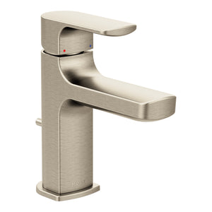 Rizon 7.4' 1.2 gpm 1 Handle One or Three Hole Bathroom Faucet in Brushed Nickel