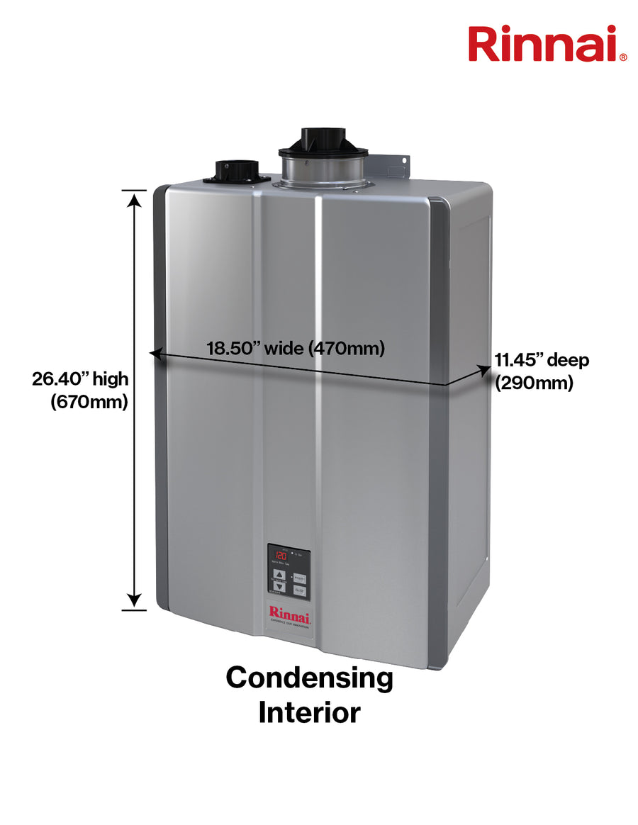 Super High Efficiency Plus 199k Btu Tankless Water Heater-Valve Recirculating