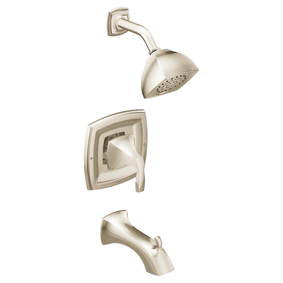 Voss 7.25' 2.5 gpm 1 Handle Posi-Temp Tub & Shower Faucet Trim in Polished Nickel