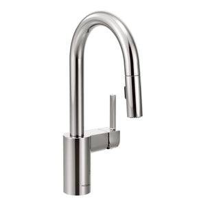 Align 13.75' 1.5 gpm 1 Lever Handle One or Three Hole Deck Mount Bar Faucet and Supply Lines in Chrome