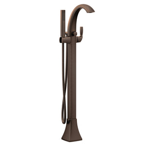 Voss 41.26' 1.75 gpm 1 Lever Handle One Hole Floor Mount Tub-Filler in Oil Rubbed Bronze