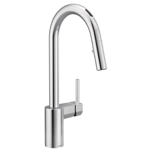 Align 15.63' 1.5 gpm 1 Lever Handle One or Three Hole Deck Mount Smart Kitchen Faucet in Chrome