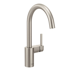 Align 15.31' 1.5 gpm 1 Lever Handle One or Three Hole Deck Mount Kitchen Faucet in Spot Resist Stainless