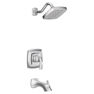 Voss 6.25' 2.5 gpm 1 Handle Tub & Shower Faucet in Chrome
