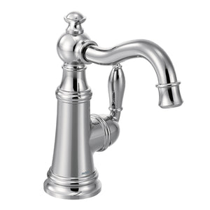 Weymouth 7.83' 1.5 gpm 1 Lever Handle One Hole Deck Mount Bar Faucet in Chrome