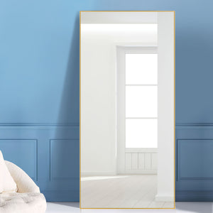 71-in H x 24-in W Metal Framed Full Length Free-standing Mirror