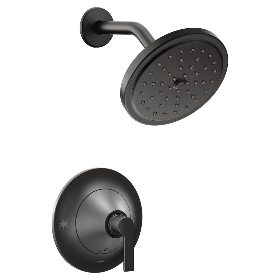 Doux 4.5' 2.5 gpm 1 Handle Posi-Temp Shower Only Trim in Matte Black