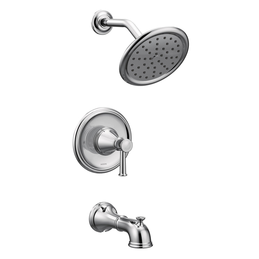 Belfield 6.81' 1.75 gpm 1 Handle Tub & Shower Faucet Trim in Chrome