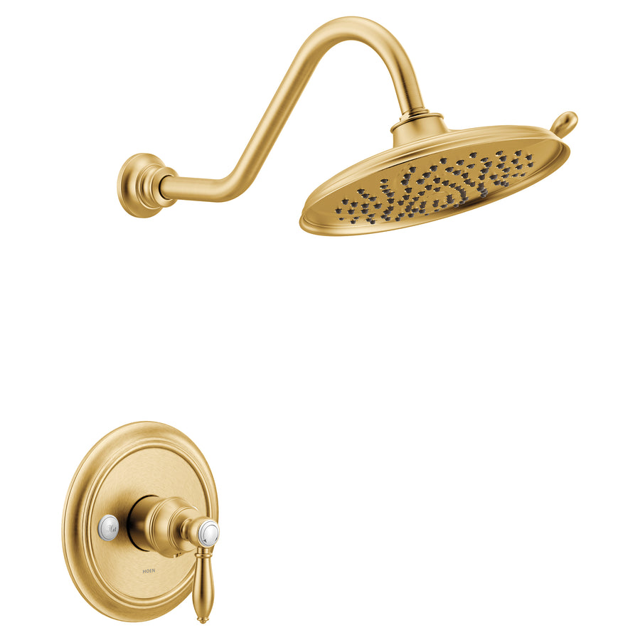 Weymouth 7.25' 1.75 gpm 1 Handle 3-Series Eco-Performance Shower Only Faucet in Brushed Gold
