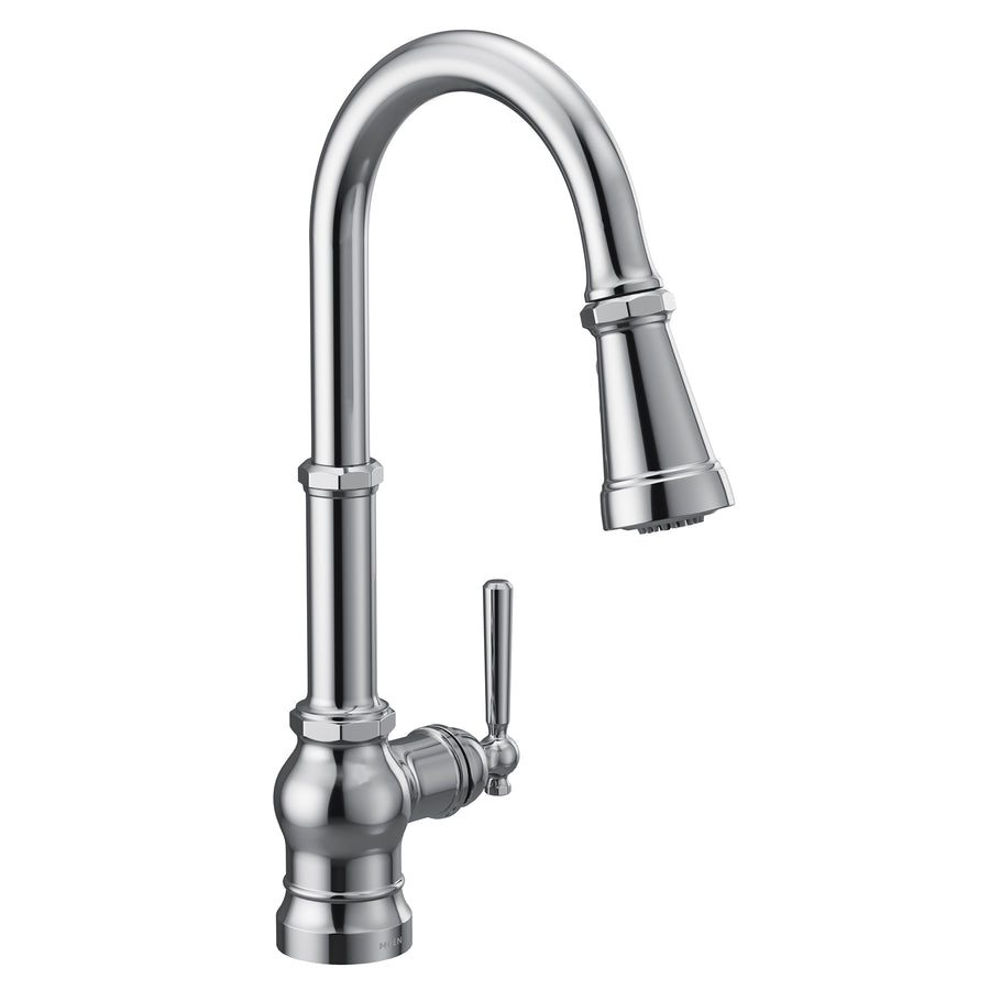 Paterson 17' 1.5 gpm 1 Handle One Hole Kitchen Faucet in Chrome