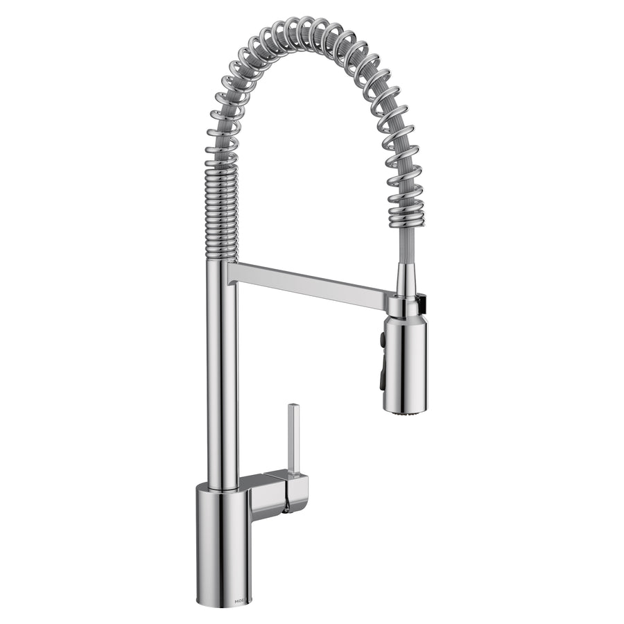 Align 21.75' 1.5 gpm 1 Lever Handle One or Three Hole Pull Down MotionSense Kitchen Faucet in Chrome