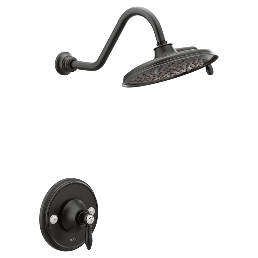 Weymouth 7' 1.75 gpm 1 Handle Eco-Performance Shower Only Faucet Trim in Matte Black
