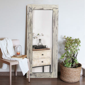 57-in H x 24-in W Wood Framed Full Length Mirror